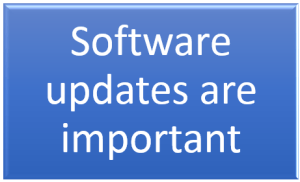 Software updates are important